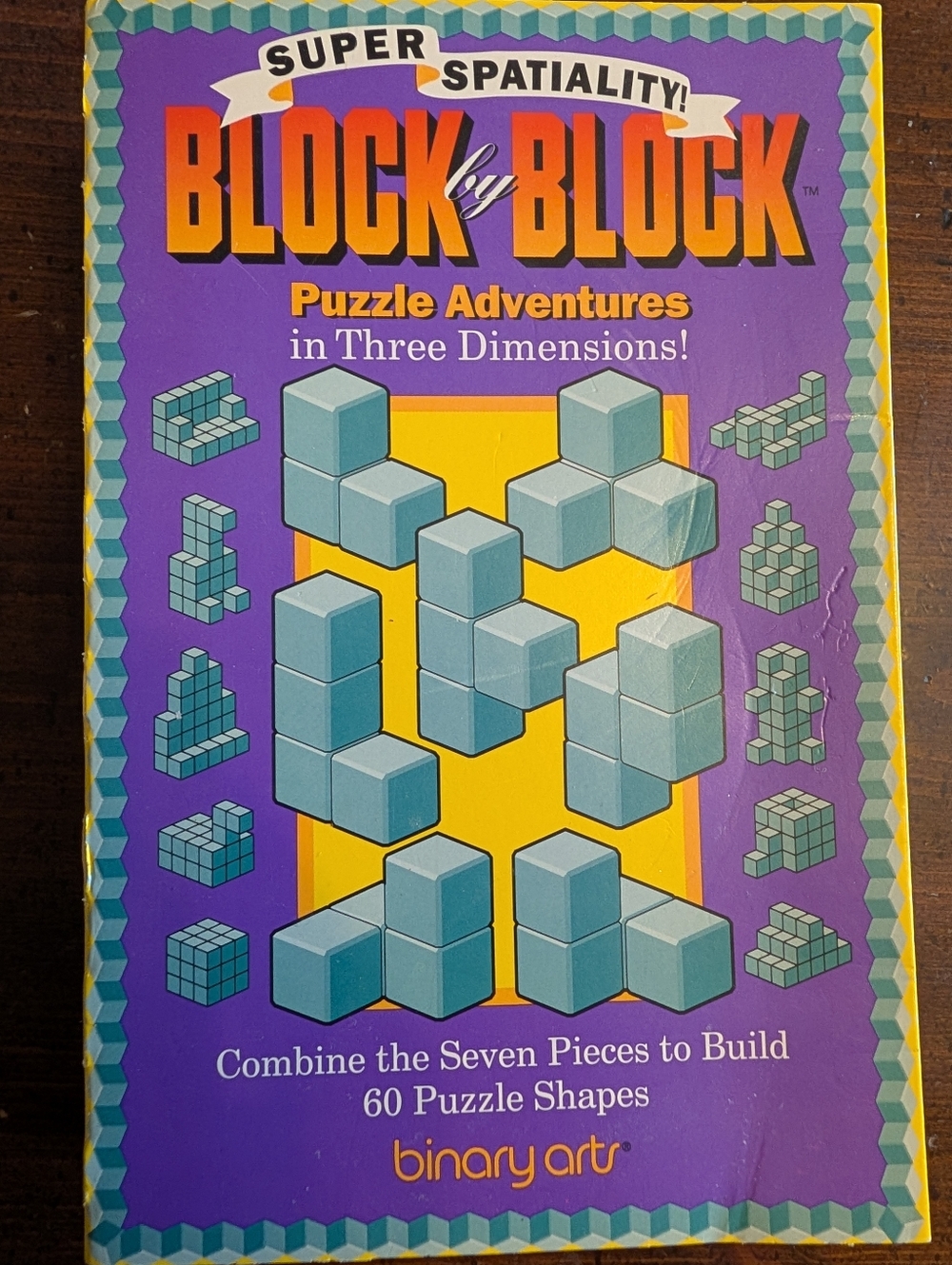 (1995)Block by Block Puzzle Adventures by binary arts - Blue/Purple